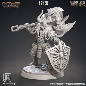 3D Printed Clay Cyanide Kupalords Deathknights Godslayers Tribes Factions Ragnarok D&D - Charming Terrain