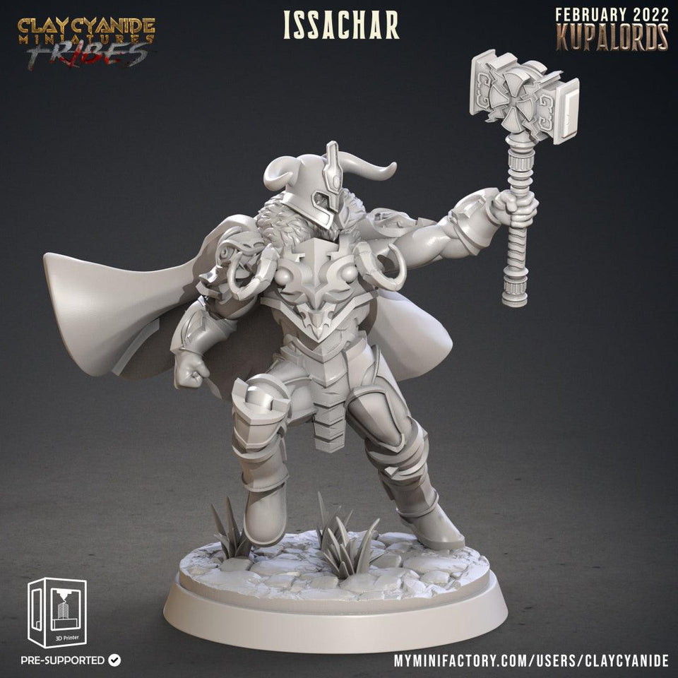 3D Printed Clay Cyanide Kupalords Deathknights Godslayers Tribes Factions Ragnarok D&D - Charming Terrain