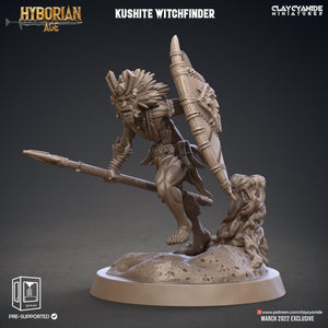 3D Printed Clay Cyanide Kushite Witch Finders Set Hyborian Age 28mm-32mm Ragnarok D&D - Charming Terrain