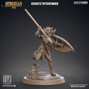 3D Printed Clay Cyanide Kushite Witch Finders Set Hyborian Age 28mm-32mm Ragnarok D&D - Charming Terrain