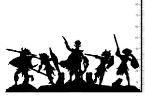 3D Printed Clay Cyanide Kushite Witch Finders Set Hyborian Age 28mm-32mm Ragnarok D&D - Charming Terrain