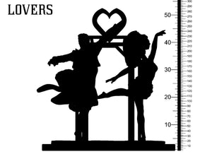 3D Printed Clay Cyanide Lovers Tarot Ragnarok D&D - Charming Terrain