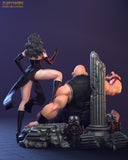 3D Printed Clay Cyanide Lust and Gluttony Deady Sins Ragnarok D&D - Charming Terrain