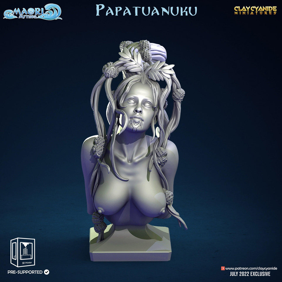 3D Printed Clay Cyanide Maori Mythos Set Ragnarok D&D - Charming Terrain