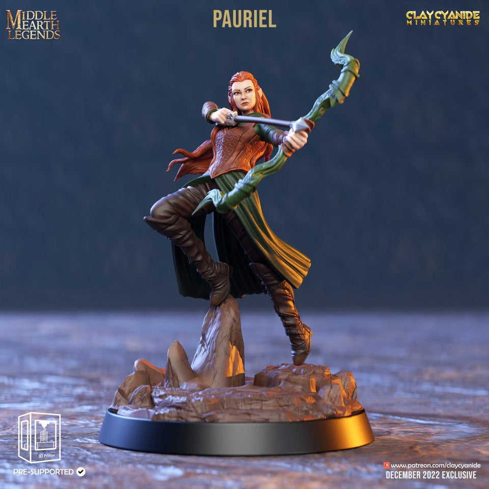 3D Printed Clay Cyanide Pauriel Middle Earth Legends D&D - Charming Terrain