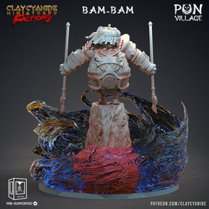 3D Printed Clay Cyanide Pon Village Pandas Tribes Factions Ragnarok D&D - Charming Terrain