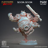 3D Printed Clay Cyanide Pon Village Pandas Tribes Factions Ragnarok D&D - Charming Terrain
