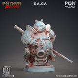 3D Printed Clay Cyanide Pon Village Pandas Tribes Factions Ragnarok D&D - Charming Terrain