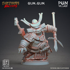 3D Printed Clay Cyanide Pon Village Pandas Tribes Factions Ragnarok D&D - Charming Terrain