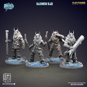 3D Printed Clay Cyanide Saumen Kar Inuit Religion Ragnarok D&D - Charming Terrain