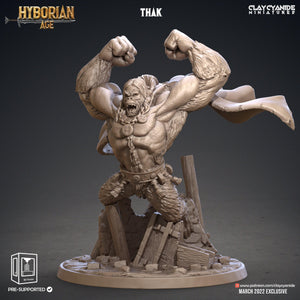 3D Printed Clay Cyanide Thak Hyborean Age Ragnarok D&D - Charming Terrain