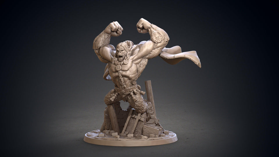 3D Printed Clay Cyanide Thak Hyborean Age Ragnarok D&D - Charming Terrain