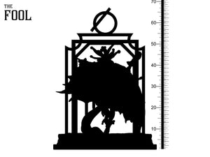 3D Printed Clay Cyanide The Fool Tarot Ragnarok D&D - Charming Terrain