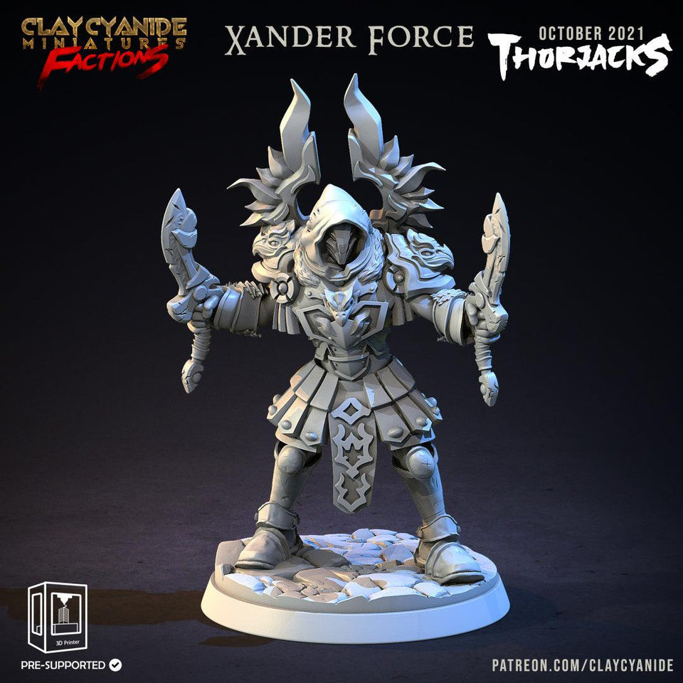 3D Printed Clay Cyanide Thorjacks Tribes Factions Ragnarok D&D - Charming Terrain
