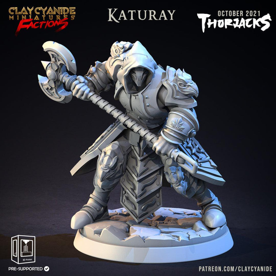 3D Printed Clay Cyanide Thorjacks Tribes Factions Ragnarok D&D - Charming Terrain