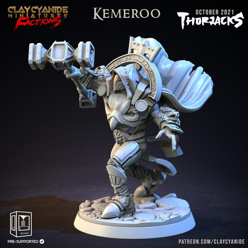 3D Printed Clay Cyanide Thorjacks Tribes Factions Ragnarok D&D - Charming Terrain