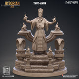 3D Printed Clay Cyanide Thot-Amon and Throne Hyborean Age Ragnarok D&D - Charming Terrain