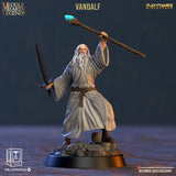 3D Printed Clay Cyanide Vandalf Middle Earth Legends 28 32 mm D&D - Charming Terrain