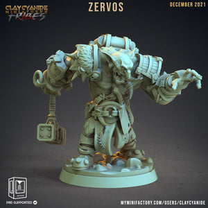 3D Printed Clay Cyanide War Trolls Tribes Factions Ragnarok D&D - Charming Terrain