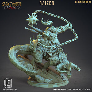 3D Printed Clay Cyanide War Trolls Tribes Factions Ragnarok D&D - Charming Terrain