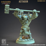 3D Printed Clay Cyanide War Trolls Tribes Factions Ragnarok D&D - Charming Terrain