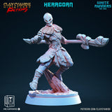 3D Printed Clay Cyanide White Runners Factions Tribes Ragnarok D&D - Charming Terrain