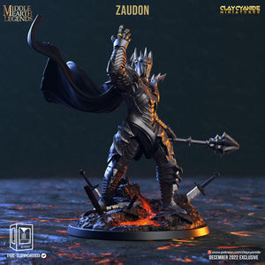 3D Printed Clay Cyanide Zaudon Middle Earth Legends D&D - Charming Terrain