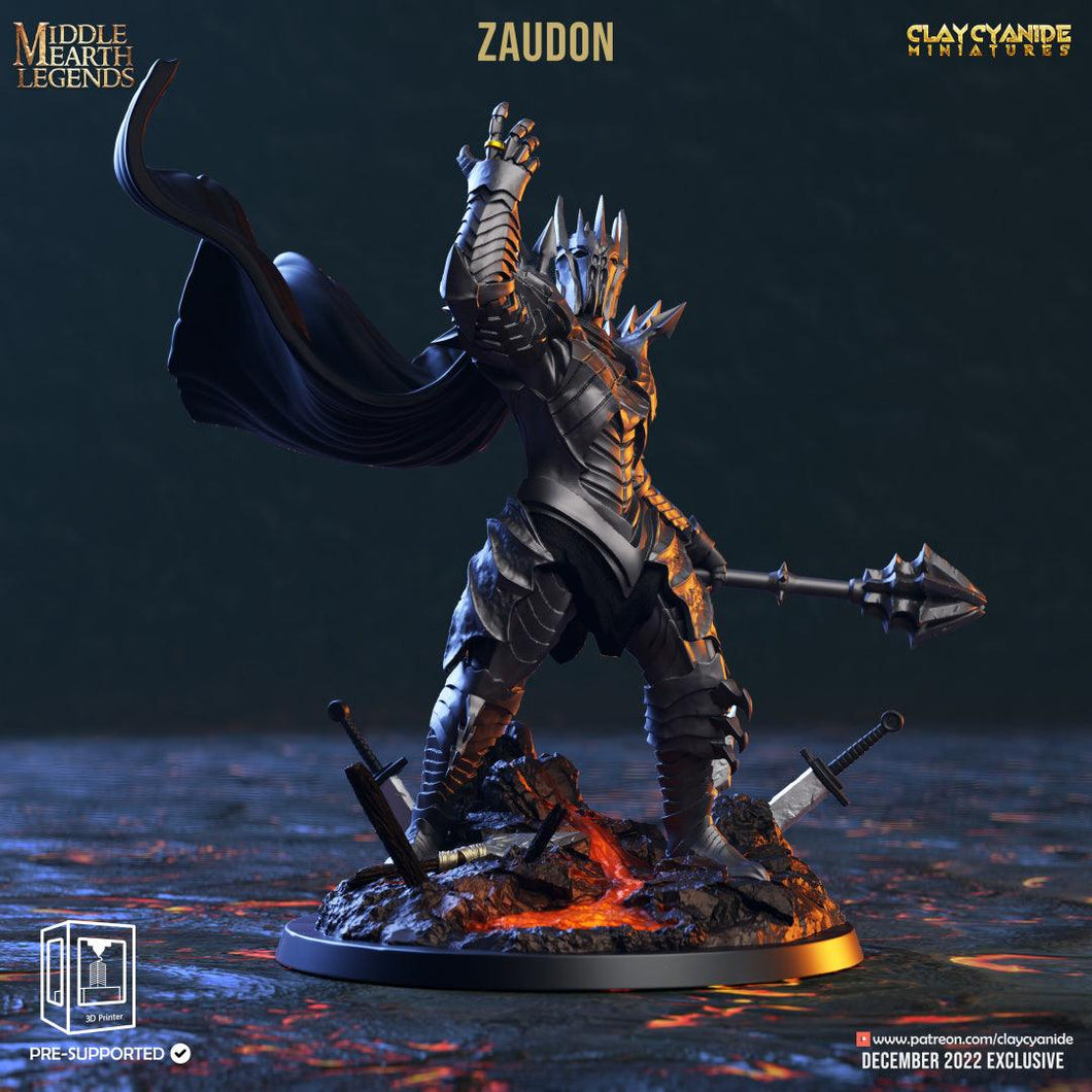 3D Printed Clay Cyanide Zaudon Middle Earth Legends D&D - Charming Terrain