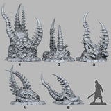 3D Printed Fantastic Plants and Rocks Abandoned Pile Of Bones 28mm - 32mm D&D Wargaming - Charming Terrain