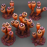 3D Printed Fantastic Plants and Rocks Alien Anemone 28mm - 32mm D&D Wargaming - Charming Terrain