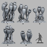 3D Printed Fantastic Plants and Rocks Alien Anemone 28mm - 32mm D&D Wargaming - Charming Terrain