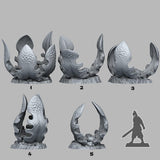 3D Printed Fantastic Plants and Rocks Carnivorous Glue Plants 28mm - 32mm D&D Wargaming - Charming Terrain