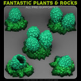 3D Printed Fantastic Plants and Rocks Crystal Dragon Eggs 28mm - 32mm D&D Wargaming - Charming Terrain