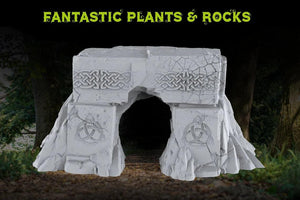 3D Printed Fantastic Plants and Rocks DWARVES MINE ENTRANCE 28mm - 32mm D&D Wargaming - Charming Terrain