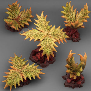 3D Printed Fantastic Plants and Rocks Fairy Hammocks 28mm - 32mm D&D Wargaming - Charming Terrain