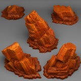3D Printed Fantastic Plants and Rocks Martian Monolith 28mm - 32mm D&D Wargaming - Charming Terrain
