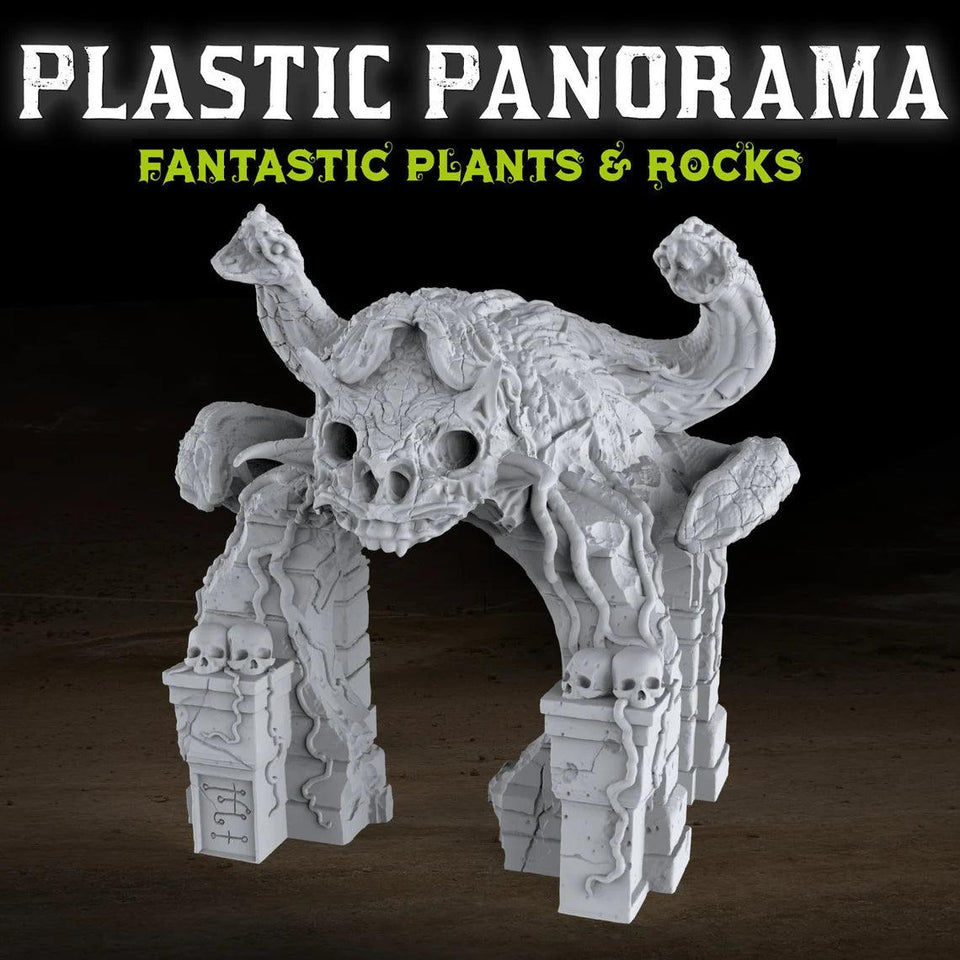 3D Printed Fantastic Plants and Rocks MEDUSA'S LAIR ENTRANCE 28mm - 32mm D&D Wargaming - Charming Terrain