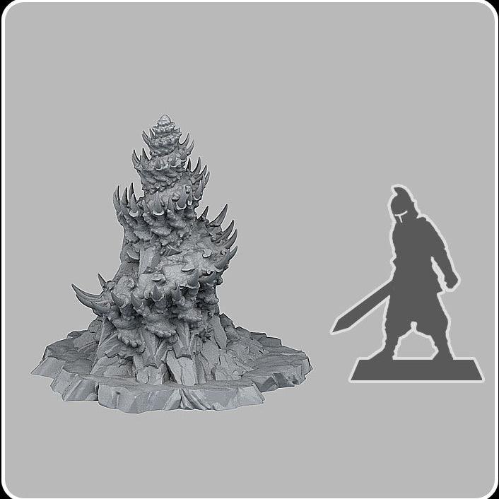 3D Printed Fantastic Plants and Rocks Ocean Sea Terrain Set 28mm - 32mm D&D Wargaming - Charming Terrain