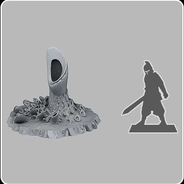 3D Printed Fantastic Plants and Rocks Ocean Sea Terrain Set 28mm - 32mm D&D Wargaming - Charming Terrain
