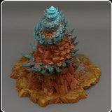 3D Printed Fantastic Plants and Rocks Ocean Sea Terrain Set 28mm - 32mm D&D Wargaming - Charming Terrain