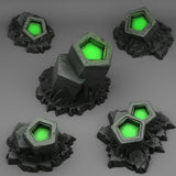 3D Printed Fantastic Plants and Rocks Pentalore Scrying Pools 28mm - 32mm D&D Wargaming - Charming Terrain