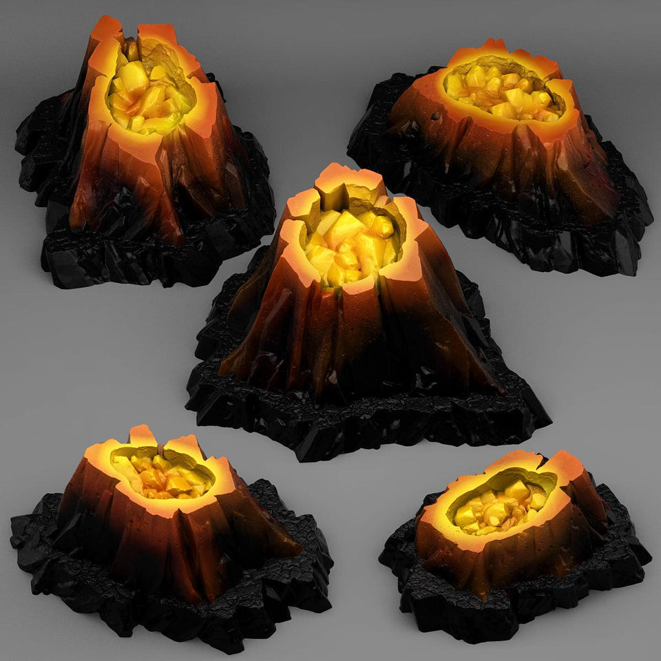 3D Printed Fantastic Plants and Rocks Pot of Gold 28mm - 32mm D&D Wargaming - Charming Terrain