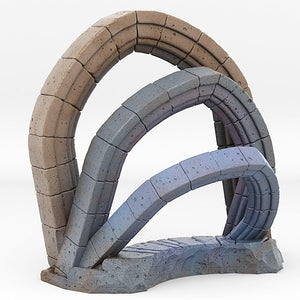 3D Printed Fantastic Portals and Effects Celestial Portal 28mm - 32mm D&D Wargaming - Charming Terrain