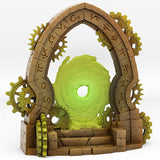 3D Printed Fantastic Portals and Effects Clockwork Portal 28mm - 32mm D&D Wargaming - Charming Terrain