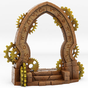 3D Printed Fantastic Portals and Effects Clockwork Portal 28mm - 32mm D&D Wargaming - Charming Terrain