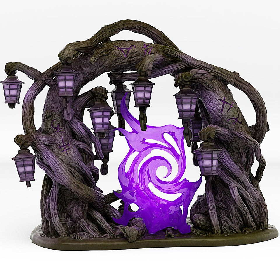 3D Printed Fantastic Portals and Effects Creepy Forest Portal 28mm - 32mm D&D Wargaming - Charming Terrain
