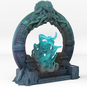 3D Printed Fantastic Portals and Effects Cthulhu's Portal 28mm - 32mm D&D Wargaming - Charming Terrain