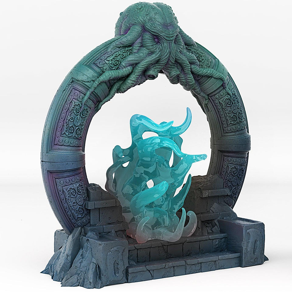 3D Printed Fantastic Portals and Effects Cthulhu's Portal 28mm - 32mm D&D Wargaming - Charming Terrain