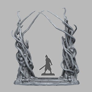 3D Printed Fantastic Portals and Effects Dark Forest Portal 28mm - 32mm D&D Wargaming - Charming Terrain