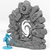 3D Printed Fantastic Portals and Effects Druid Portal 28mm - 32mm D&D Wargaming - Charming Terrain